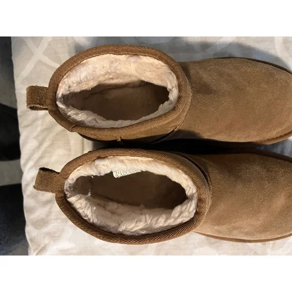 UGG ultra mini platform boot chestnut brown size 8 - Picture 10 of 11